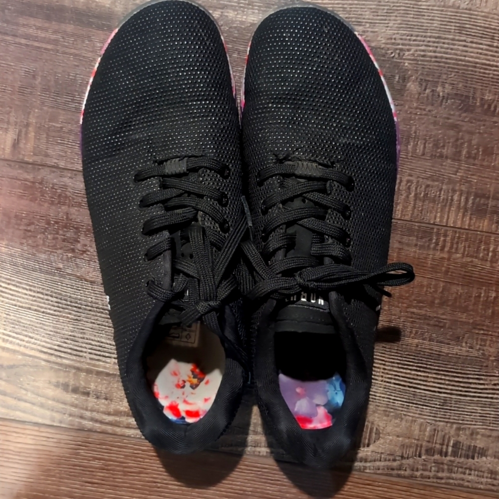 NOBULL super fabric floral  black sneaker